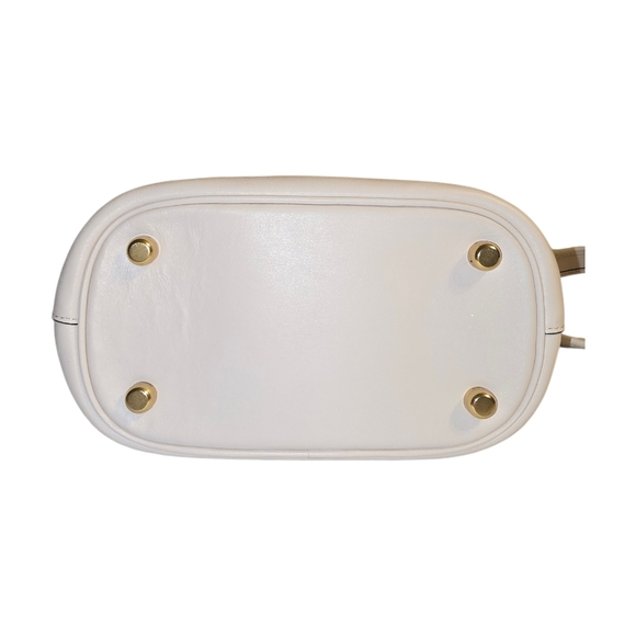 Coach Tali Bucket Bag Soft Leather In Chalk Color - Picture 12 of 16